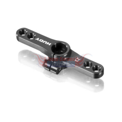 HUDY ALU CLAMP THROTTLE SERVO HORN - KO , SANWA - OFFSET 2-HOLE M3 - 23T-293441